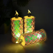 Led Flameless Decorative Candle Lights (3 Pc  Set) thumbnail 6