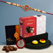 Rakhi For Brother Set Of 1rakhi Wirh Chocolate Magic 32gm Pooja Coin With Greating Card Rakhi For Brother And Bhabhi Rakhi With Chocolate Rakhi With Gift For Brother Rakhi For Kids Rakhi Set Rakhi Combo Rakhi With Sweets (K1_419_em32) thumbnail 1