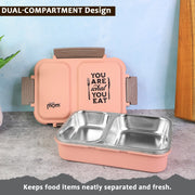 Supermom 2 Partition Stainless Steel Lunch Box thumbnail 6