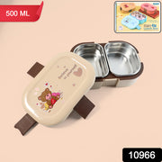 Cute Teddy Printed Kids Lunch Box (500ml  1 Pc) thumbnail 7