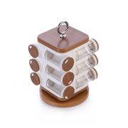 8118 Ganesh 12-jar Revolving Spice Rack Masala Box thumbnail 5