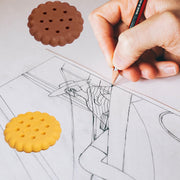 8833 Pack Of 6 Erasers Erasers Stationery School Rubber Schools Sketches Office Sign Kid Party Favour Gift Toy Gift Creative Christmas Birthday Gift In Shape Biscuits (6 Pcs Set) thumbnail 4