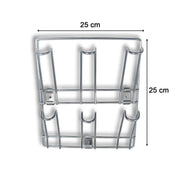 Wall-mounted Stainless-steel Cup  Mug Holder Rack (25 X 25 Cm 1 Pc) thumbnail 4