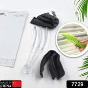 7729 Window Blind Cleaner Duster Brush With Microfiber Sleeves - Blind Cleaner Tools For Window Shutters Blind Air Conditioner Jalousie Dust thumbnail 5