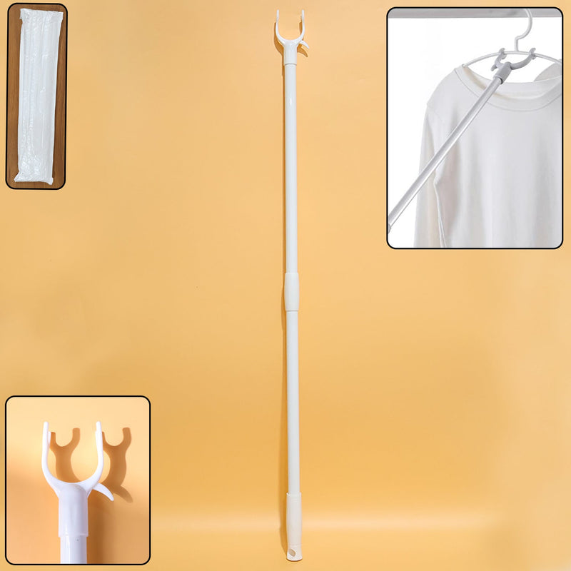 Premium Long Reach Clothes Hook Rod (120 Cm 1 Pc)