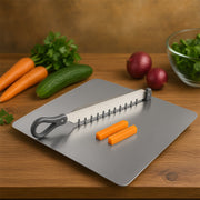 Supermom Stainless Steel Multifunctional Cut  Chop Vegetable Slicer Tool (1 Pc) thumbnail 3