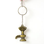 Antique Lord Shiva Shivaling Metal Keychain (1 Pc) thumbnail 2