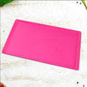 Plastic Kitchen Tray With Modern Hollow Design (40x25 Cm) thumbnail 2