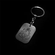 Auspicious Ganesh Cut-out Metal Keychain - (1 Pc) thumbnail 4