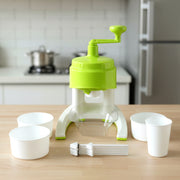 Manual Hand Crank Ice Crusher Snow Maker Machine (1 Set Mix Color) thumbnail 1
