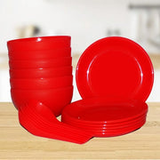 2183 Soup Bowl Set With Spoon And Saucer - 18 Pcs thumbnail 5