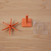 Orange 360 Rotating Wall Mounted Kitchen Utensils Hook Stand (1 Pc) thumbnail 5