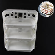 Plastic 3 Layer Wall-mounted Food Organizer Rack (1 Set) thumbnail 2