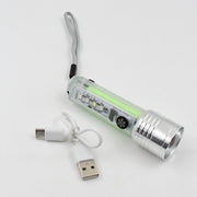 Pattern Flashlight Usb Flashlight Rechargeable Led Torch Light (1 Pc) thumbnail 3