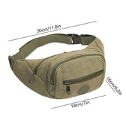 Stylish Canvas Waist Bag For Men  Women (1 Pc) thumbnail 6