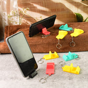 Plastic 2-in-1 Mobile Stand Keychain (9 Pc) thumbnail 3