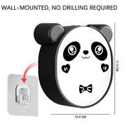 Plastic Cute Panda Soap Box  Wall Mounted Flip-top Drain Soap Case (1 Pc) thumbnail 2