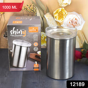 Multipurpose Stainless Steel Airtight Containers With See Through Lid (1 Pc  1000 Ml) thumbnail 6