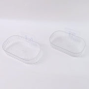 Self Adhesive Transparent Wall Mounted Soap Dish Holder (2 Pc) thumbnail 1