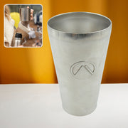 5780 Stainless Steel Vacuum Insulated Travel Mug Glass Reusable Water Glassserving Unbreakable Drinking Glasses Plain Design For Everyday Use Drinks Water Tea Mug Outdoor Home Office (1 Pc) thumbnail 1