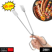 2881 Multi Functional Metal Bbq Clip Tongs Clamp For Garbage Charcoal Serving Tools thumbnail 7