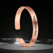 Customized  Personalized Stylish Kada Bracelet (1 Pc  Rose Gold Copper) thumbnail 1