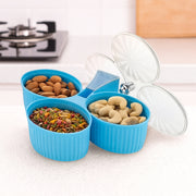Premium 3-compartment Revolving Dry Fruit Box (1 Pc) thumbnail 3