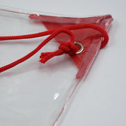 8005 Plastic Waterproof Pouch Transparent Stadium Bags Clear String Bag For Gym Concert Travel Beach Swimming Sport thumbnail 2