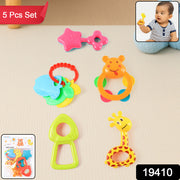 Plastic Baby Rattle Toys 5 Pcs Set thumbnail 7