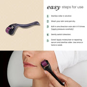 Derma Roller Anti Ageing And Facial Scrubs  Polishes Scar Removal Hair Regrowth (2 Mm) thumbnail 4