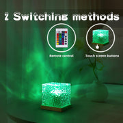 Dynamic Rotating Water Ripple Night Lamp With Remote thumbnail 5
