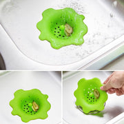 Flexible Silicone Sink Strainer  Drain Hair Catcher thumbnail 2