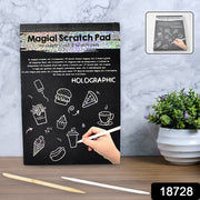 Magical Scratch Art Book For Gifts Girls  Boys (40 Sheet) thumbnail 4