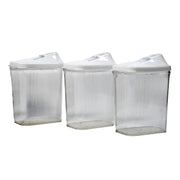 2782 Kitchen Storage Jars  Container Set 3pc  Transparent Jar Set For Home  Kitchen Use thumbnail 6