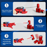 Web Shooter Toy For Kids Fans Launcher Wrist Gloves Toys For Kids Boys Superhero Gloves Role-play Toy Cosplay Sticky Wall Soft Bomb Funny Childrens Educational Toys thumbnail 2