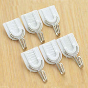 1627 Adhesive Sticker Abs Plastic Hook Towel Hanger For Kitchenbathroom thumbnail 2