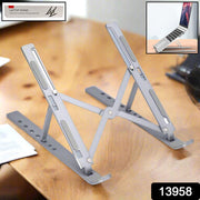Metal Portable Laptop Stand With 7 Adjustable Angles (1 Pc) thumbnail 6