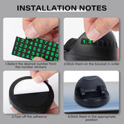2 In 1 Car Anti-slip Mat Phone Holder Non Slip Sticky Phone Mount Holder (1 Set) thumbnail 3