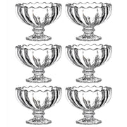 Glass Ice Cream Bowls Glass Dessert Cups For Sundae (6 Pcs) thumbnail 4