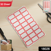 50 Sheets Self-adhesive Label Stickers thumbnail 7