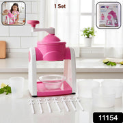 Manual Ice Crusher Machine (1 Set Pink Color) thumbnail 7
