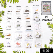 20 Varieties Of Vegetable  Flower Seeds Combo (1 Pkt.  20 Varieties) thumbnail 4