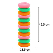 2594a Plastic Scrubber Round Nylon Scrubbers (12pcs Set) thumbnail 3