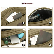 Stylish Canvas Waist Bag For Men  Women (1 Pc) thumbnail 4