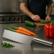 Professional-grade Stainless Steel Vegetable Cleaver Knife 1 Pc thumbnail 4