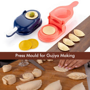 5302 Dumpling Press Mould For Gujiya  Ghughra  Momos Making 2 In 1 Dumpling Maker Mould Machine Kitchen Dumpling Making Tool thumbnail 2