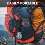 12658 Rechargeable Camping Lights For Tents Led Camping Tent Lantern 3 Lighting Modes Tent Lamp Portable Emergency Camping Lights With Clip Hook For Camping Hiking Fishing Backpacking (1 Pc) thumbnail 3