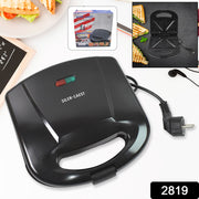 2819 Sandwich Maker Makes Sandwich Non-stick Plates Easy To Use With Indicator Lights thumbnail 5