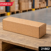Heavy-duty Brown Box For Product Packing (27x9x9 Cm  1 Pc) thumbnail 6