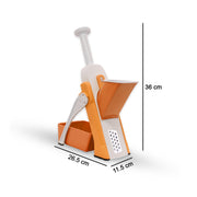 2801 Multi Functional Time Saving Adjustable Hand Press Vegetables Chopper thumbnail 3